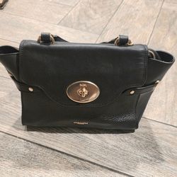 Coach Black Leather Handbag