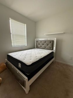 Queen bed with mattress