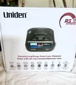 Uniden R3 Extreme Range Radar / Laser Detector with additional hardwire kit