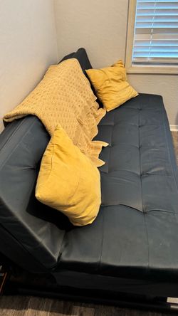 Blue / Gray  Futon Sofa