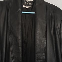 Long Leather Jacket 