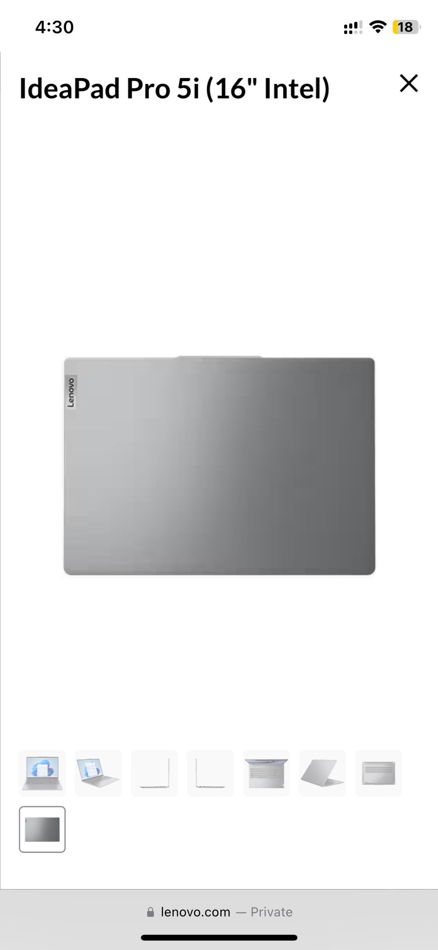 Lenovo IdeaPad Pro 5 with ultra 7i processor