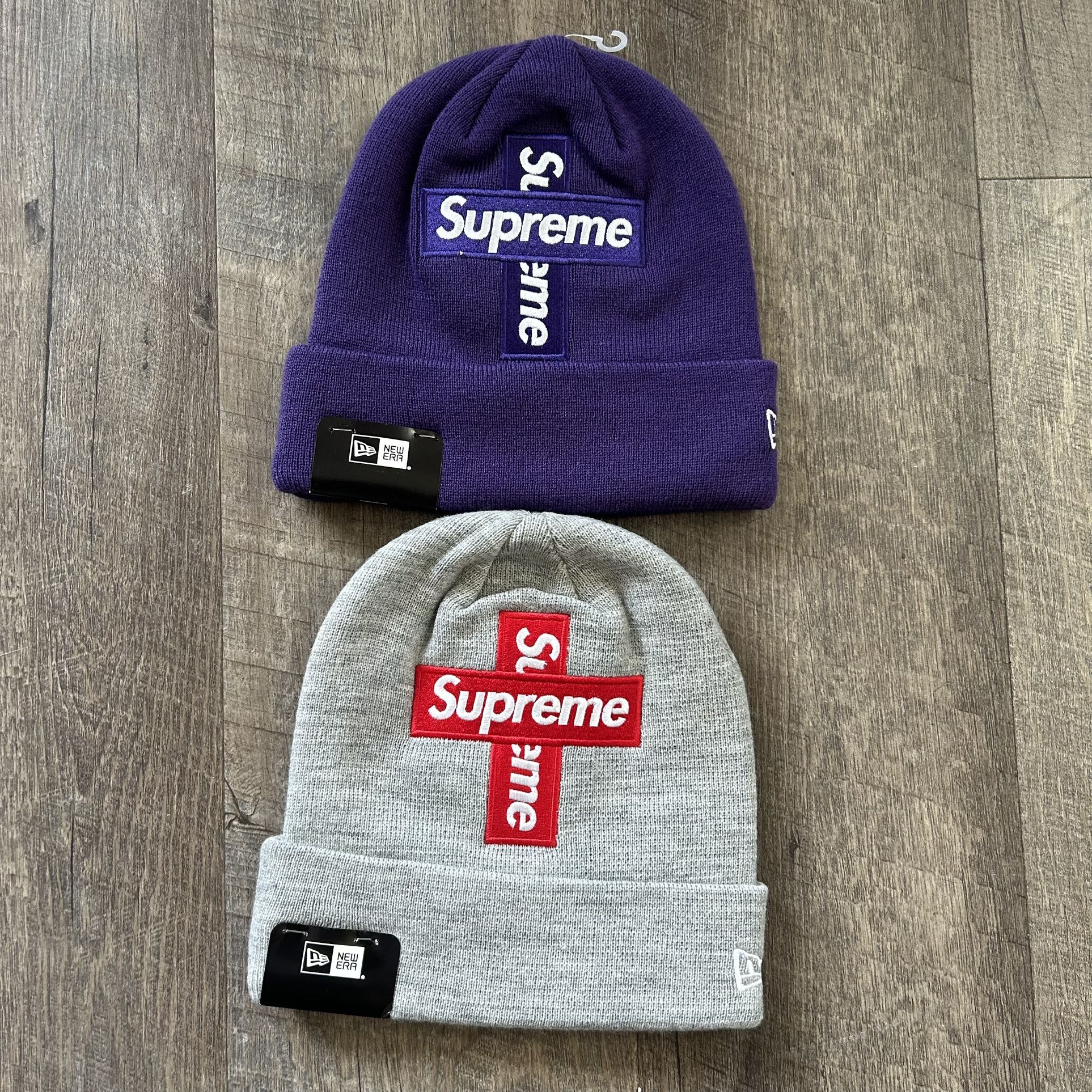 2020 Supreme Box Logo Cross Beanies