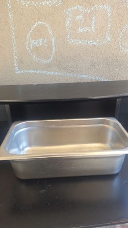 Stainless steel food pan