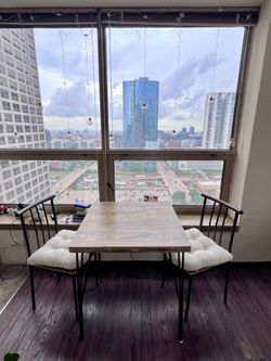 Modern Dining Table Set with 2 Chairs $100