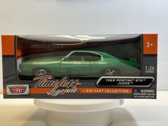1969 Pontiac GTO Judge Diecast Model Car 1/24 Scale New In the Box By Motormax