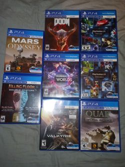PS4 VR Games $10 To $15 Each Located In Edgewater Not Orlando