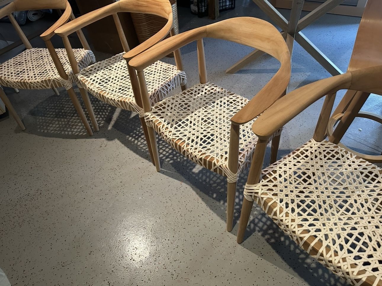 Set Of 4 Wooden Chair Set