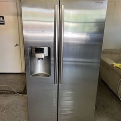Samsung Stainless Steel Side By Side Refrigerator Full Size