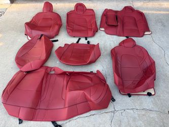 2017-2024 Tesla model 3 red seat covers
