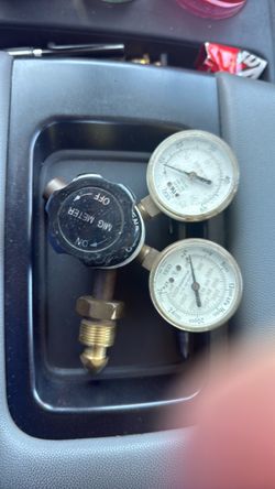 GENTEC 190AR-50 Light Duty "MIG METER" Flow Gauge Regulator