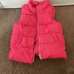 Puffer Vest Pink 