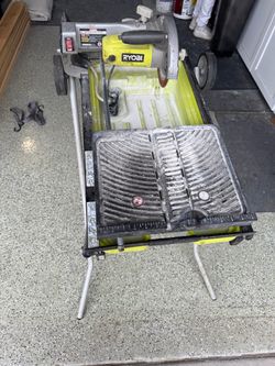 Ryobi 7” wet tile saw and stand