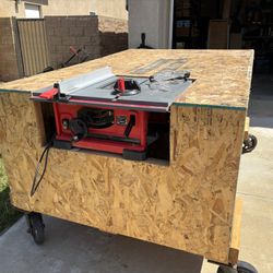 Table Saw & Work Bench