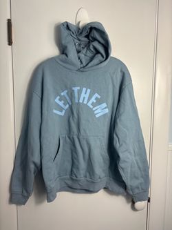 Mel Robbins Tour LET THEM Hoodie in Pale Blue Size Adult Medium