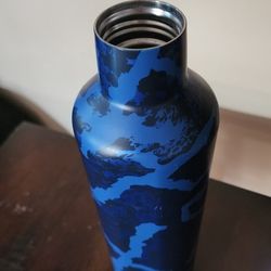 Blue Camouflage Aluminum Cold Water Insulated Cup