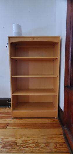 Solid Maple Ethan Allan Bookcase 4-Shelf