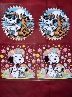 New Snoopy Cup Wraps 