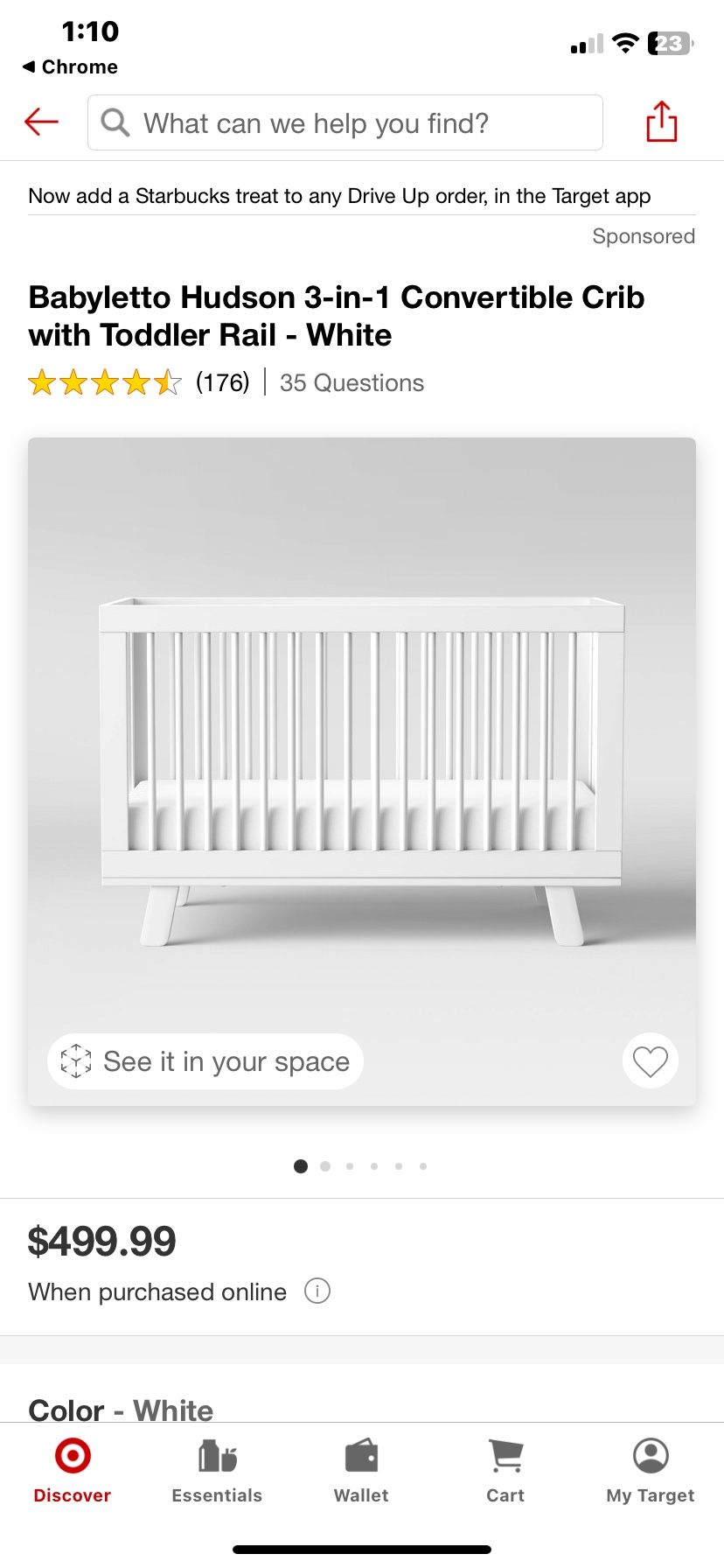 Babyletto Baby Crib