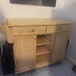 Wood Kitchen Prep Table