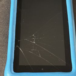 Amazon Fire 7-Cracked Screen-With Case