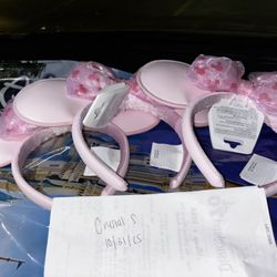 Pink Milk Disney Ears 