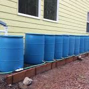 Rain Barrrel 55 Gallon Food Grade Water Reservoir Storage