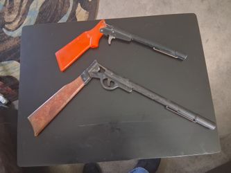 Rare Metal Cork Guns From Wyandotte Toys