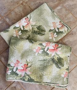 Tommy bahama Throw Blanket Quilts Matching set