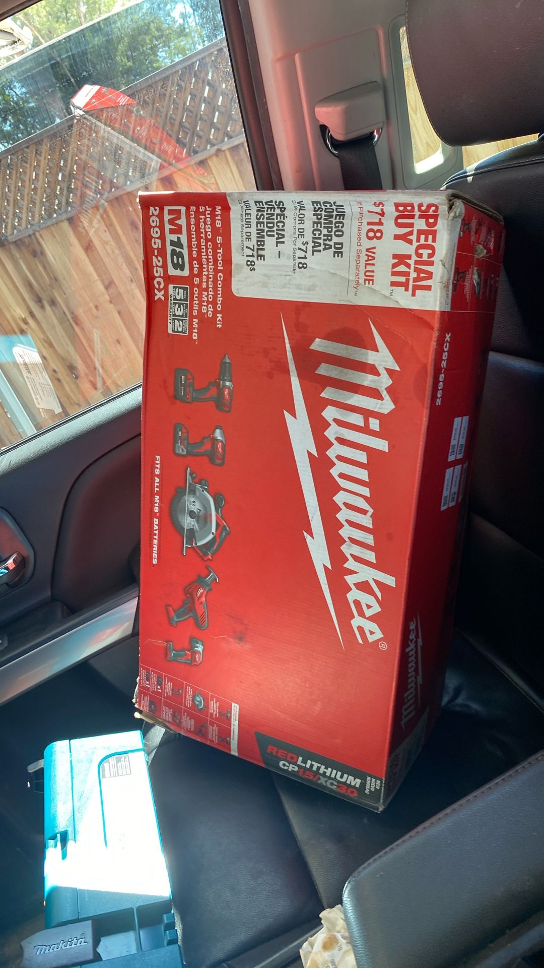 Milwaukee combo M 18 five tool combo kit