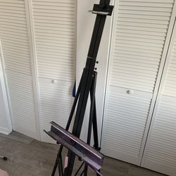 Big Metal Interchangeable Easel For Painting 