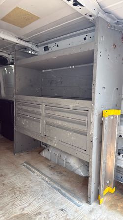 Shelves for cargo van