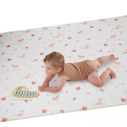 $200 Bubzi Co Non Toxic Large Baby Play Mat for Floor, Padded Tummy Time Mat for Babies Learning to Walk or Crawl, Thick Foam Nursery Playroom Rug 0 6