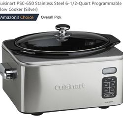 Cuisinart PSC-650 Stainless Steel 6-1/2-Quart Programmable