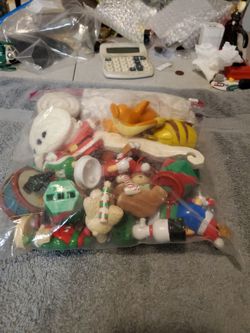 Bulk Lot Mixed Christmas Ornaments and Figurines