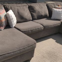 Ashley Furniture Double Chaise Sectional Couch Delivery Available 