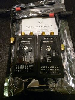 2x TBS Crossfire 8CH Diversity RX — FLIGHT USED
