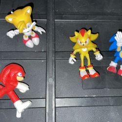 Sonic Hedgehog Figurines 