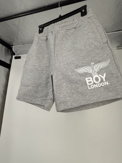 BOY LONDON MEN’S MYRIAD EAGLE SWEAT SHORTS — DEADSTOCK / NWT