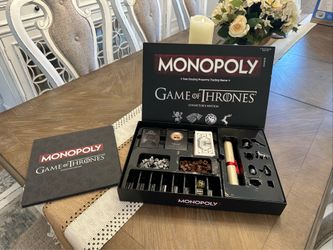 MONOPOLY Game of Thrones Collector's Edition Board Game Complete!