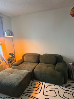 Green couch