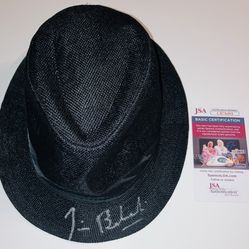 JIM JAMES BELUSHI SIGNED AUTOGRAPHED BLUES BROTHERS FEDORA HAT JSA COA RARE!