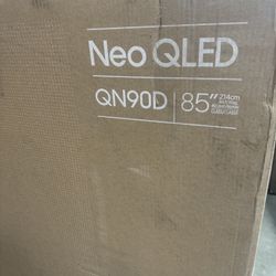 SAMSUNG 85-Inch Class Neo QLED 4K QN90D Series Neo Qled, Object Tracking Sound, Motion Xcelerator Turbo+, Gaming Hub, Smart TV wit