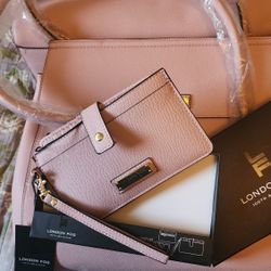 2 PINK NEW Purses And Wristlet Wallets.