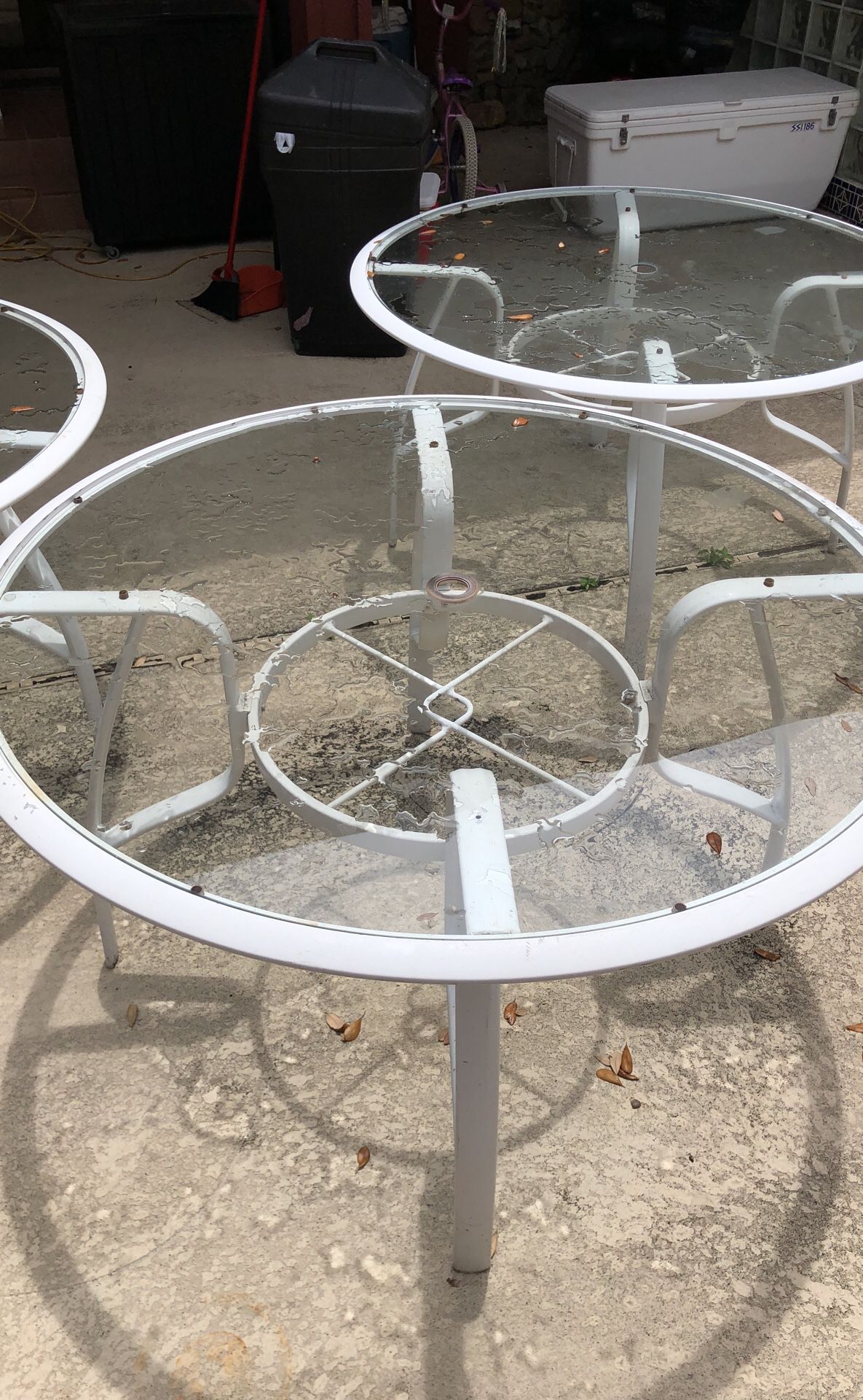 Glass Outdoor Tables