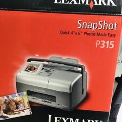 NEW IN BOX Lexmark P315 Snapshot 