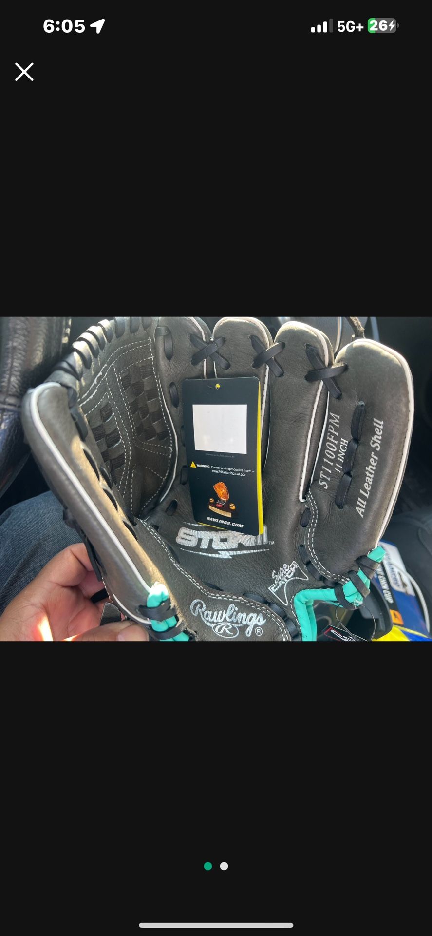 Rawlings Storm Girls Fats Pitch Softball Glove