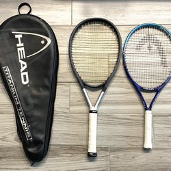 Tennis Rackets And Bag 