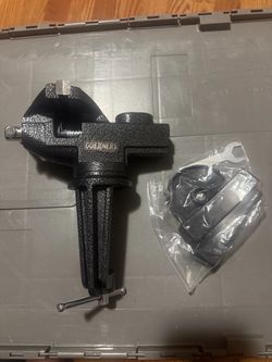 Dual-Purpose Combined Universal Vise 3.3" with 360° Swivel Base
