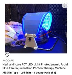 Hydraskincare PDT LED Light Photodynamic Facial Skin Care Rejuvenation Photon Therapy Machine